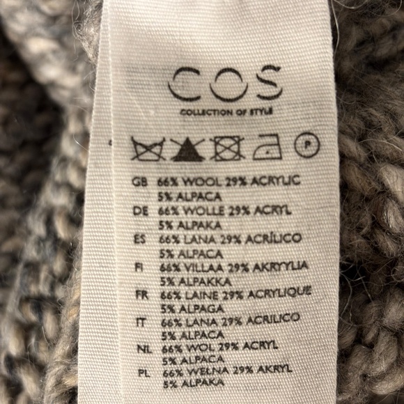 COS Chunky Turtleneck Knit Sweater - Picture 6 of 6